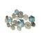 Multi Colored Metal Contemporary Wall Decor, 50" x 25"